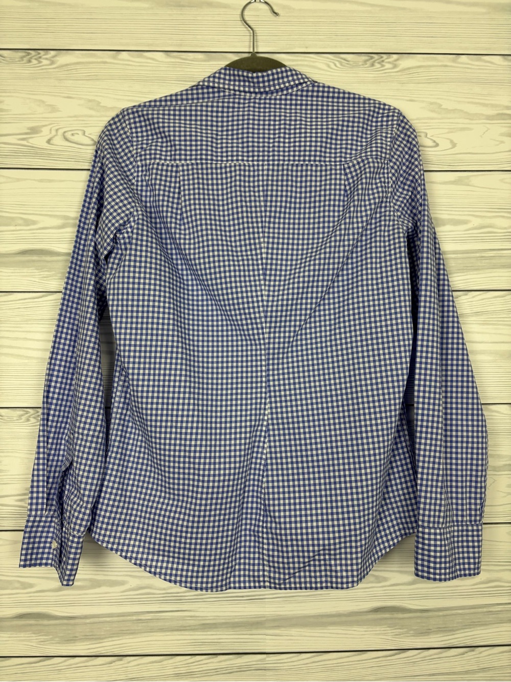 Frank & Eileen blue gingham Barry button down shirt top size large - Picture 11 of 11